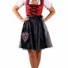 Dirndl Manon Rood/Zwart
