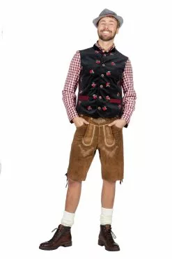 Fluweel Oktoberfest Vest Man 9 Fluweel Oktoberfest Vest Man -TIROLER KLEDING WINKEL fluweel oktoberfest vest man 3