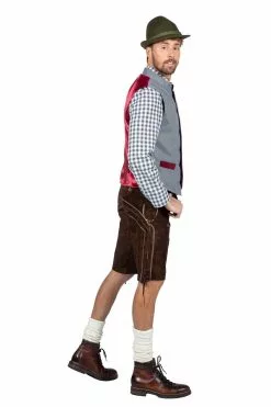 TIROLER KLEDING WINKEL -TIROLER KLEDING WINKEL gilet tirol oktoberfest grijs 1