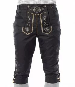 Lederhose Lang Leon Zwart -TIROLER KLEDING WINKEL lederhose lang leon zwart 4