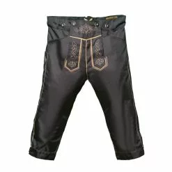 Lederhose Lang Leon Zwart -TIROLER KLEDING WINKEL lederhose lang leon zwart 7