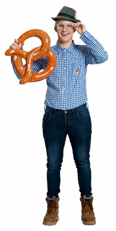 Oktoberfest Blouse Blauw 1 Oktoberfest Blouse Blauw