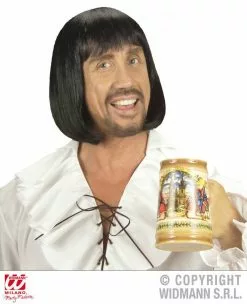 Pruik Middeleeuwse Man