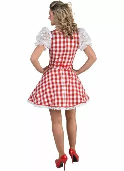 Sexy Dirndl Rosie Rood/wit 7 Sexy Dirndl Rosie Rood/wit -TIROLER KLEDING WINKEL sexy dirndl rosie rood wit 3
