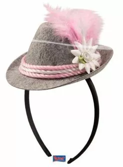 Tiara Mini Roze Oktoberfest