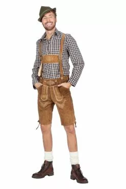 Tiroler Blouse Heren Taupe Chique -TIROLER KLEDING WINKEL tiroler blouse heren taupe chique 3