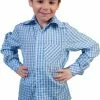 Tiroler Blouse Kind Blauw