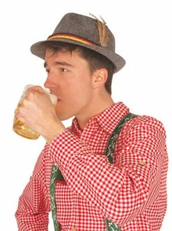 Tiroler Hoed Met 3 Koordjes