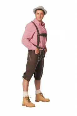 Tirolerhose De Luxe Man Donkerbruin
