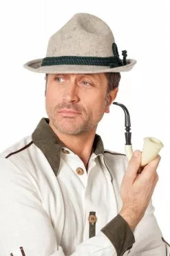 Wolvilt Tirolerhoed Grijs